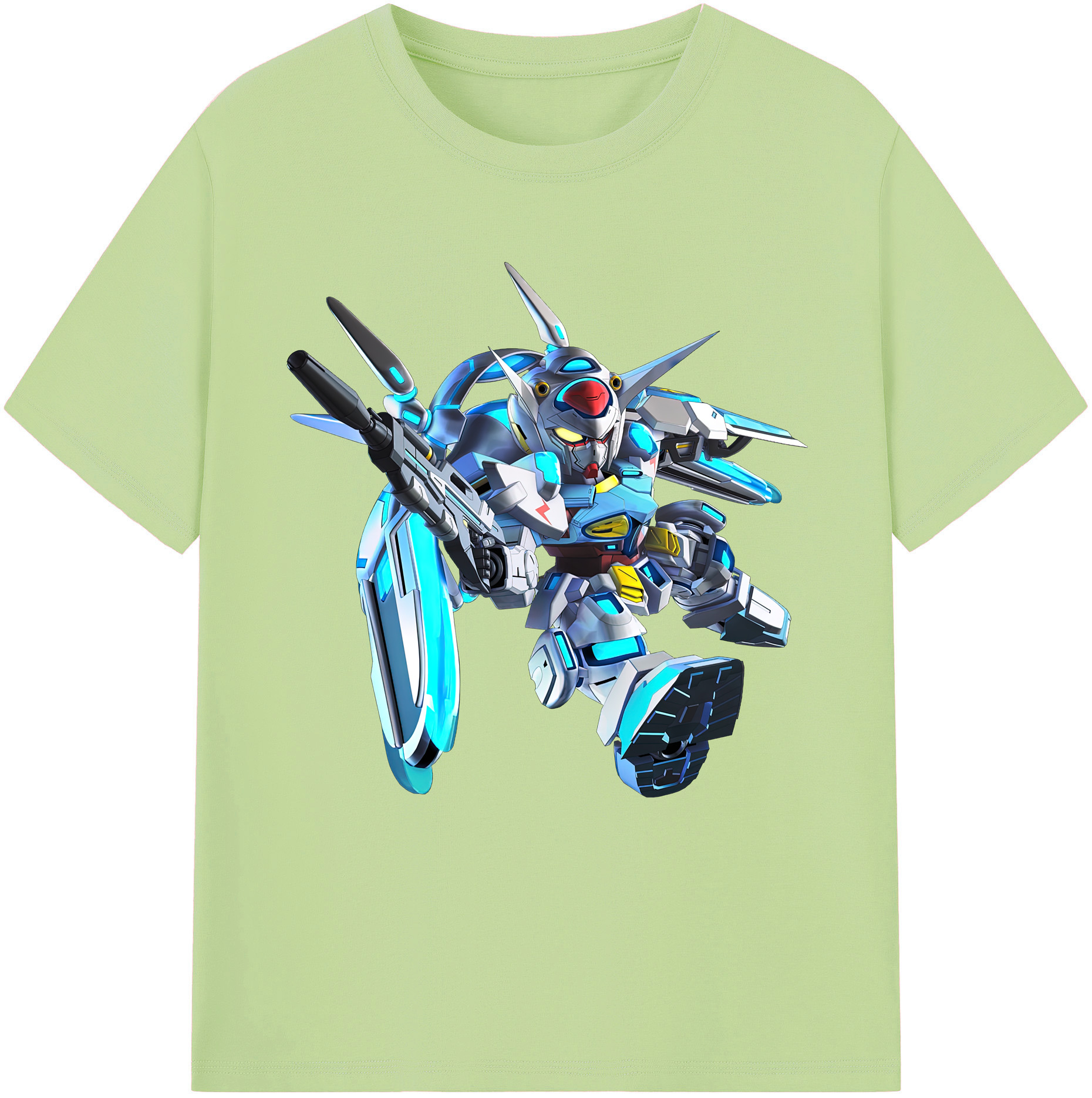 （画像用） 機動戦士ガンダム Mobile Suit Gundam 綿100％半袖Tシャツ（フロントプリント）